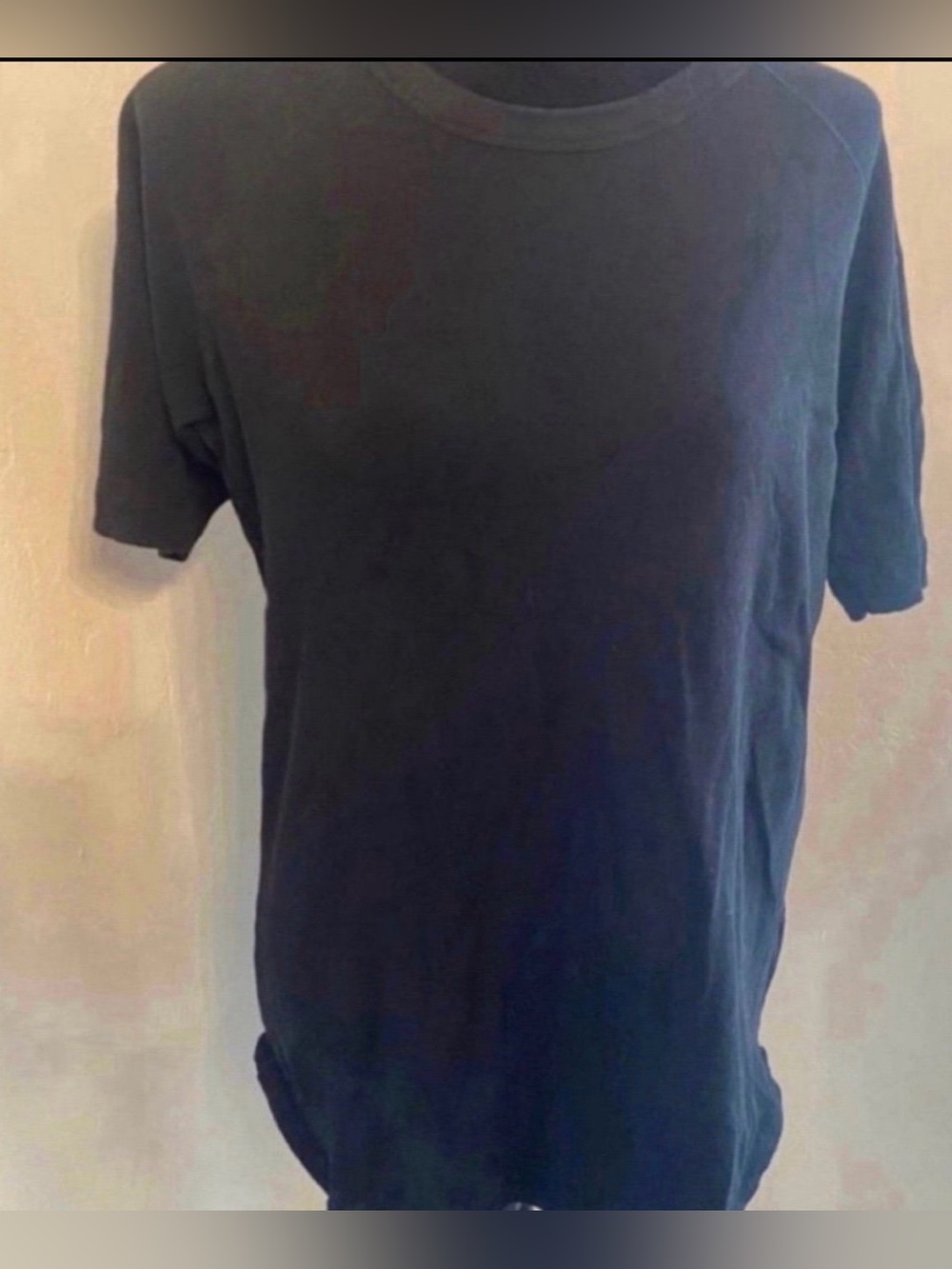 Men's Classic M+ Brand  Black Crewneck T-Shirt (Size M)